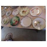 hand painted plates incl:sheridan & boxley