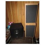 subwoofer & KLH speakers