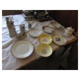 figurine,hand painted bowls & items