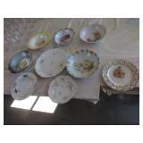 hand plated plates incl;Indianapolis advertising