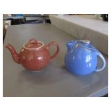 2 hall teapots