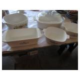 5 pcs of corningware(only 1 lid)