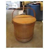 antique water bucket