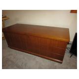 cavalier cedar chest w/clothes inside
