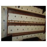 oak wall shelf