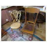 2 antique chairs