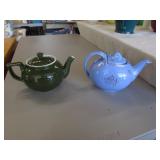 2 hall teapots