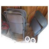 4 folding chairs