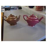 2 hall teapots