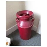 red milkcan