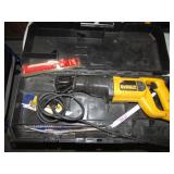 electric dewalt sawzall & blades