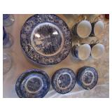england staffordshire liberty blue dishes