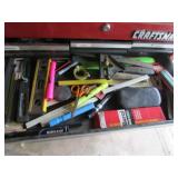 container,level,square,pencils & items