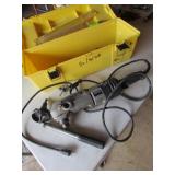 black & decker 1/2"/90 drill w/bits & yellow box