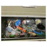 metal cabinet & all tools & items