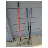 kobalt posthole diggers & rake
