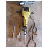bosch jack hammer w/3 bits (works)