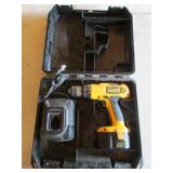 dewalt cordless drill w/battery & charger