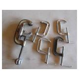 4 c-clamps & pipe tool
