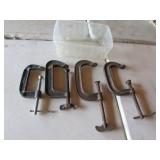 container & 4 c-clamps