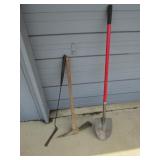 shovel,pick axe & weed whacker
