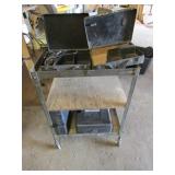 cart,electric drill & empty cases