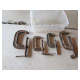 container & 4 c-clamps
