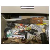 metal cabinet w/all tools & items