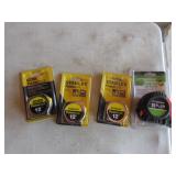 4 new tape measures