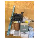 projector,screen,containers & items
