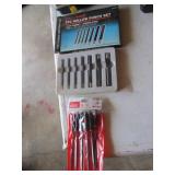 7 pc hollow punch set & 6 pc file set