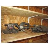 sabre saw & 2 belt sanders