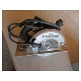 7 1/4" super sawcat circular saw w/case