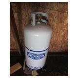 larger empty propane tank