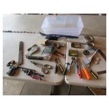 container,pliers,clamp,tools & items