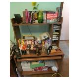 desk,tapes & all items on it