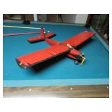 red model airplane
