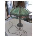 antique stained glass lamp