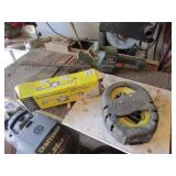 tie down strap,hedgetrimmers & fan brake