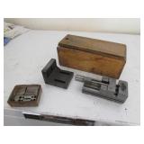 machinest vise,box & items