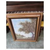 oil on canvas tree picture