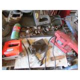 sander,jig saw,staple gun,sockets & items