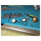 vintage sprayer,gauges & plastic wall hanging