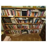 bookshelf & all books on it