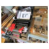 air brad nailer wcase & dremel items