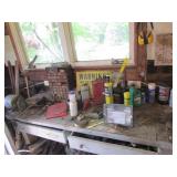 organizer,tools,partial chemicals & items on top