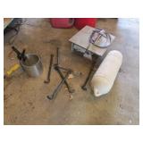 tile saw,coil,boating item & metal items