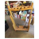 gun rack & 2 clamps