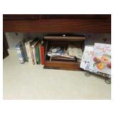 breadbox & cookbooks