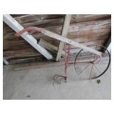 old garden plow